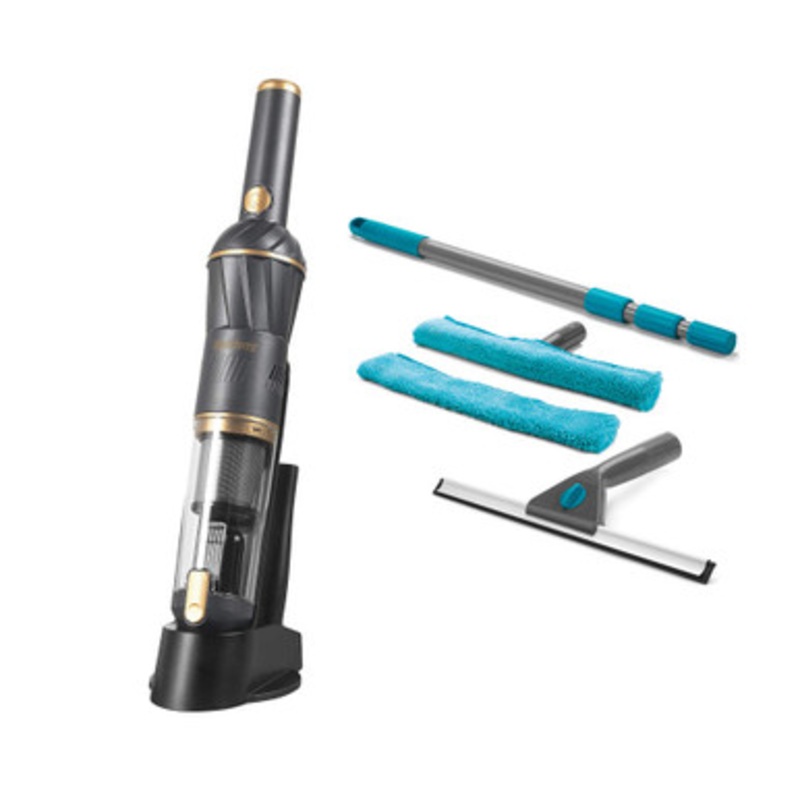 2 in 1 Vacuum Cleaner & Window Squeegee Set