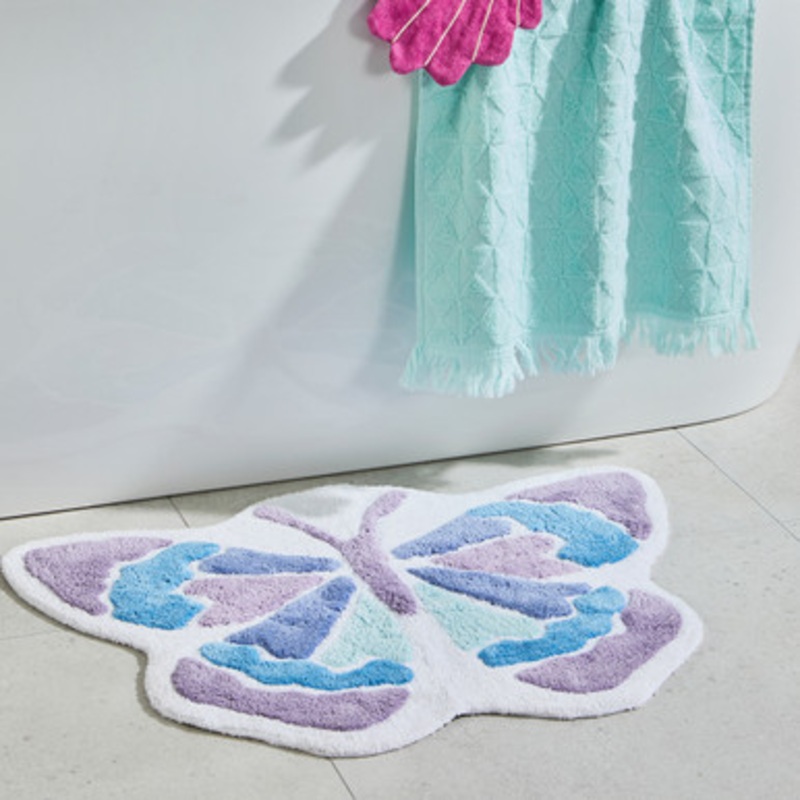 Butterfly Bath Mat [KIDBBUTT24]
