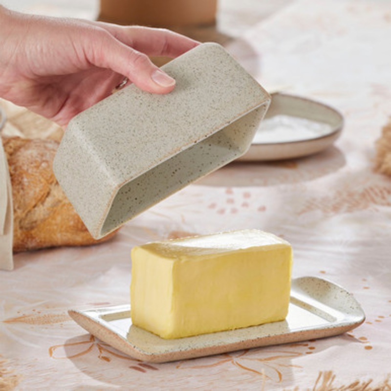 Garden to Table Butter Dish [ROBLGARDW23]