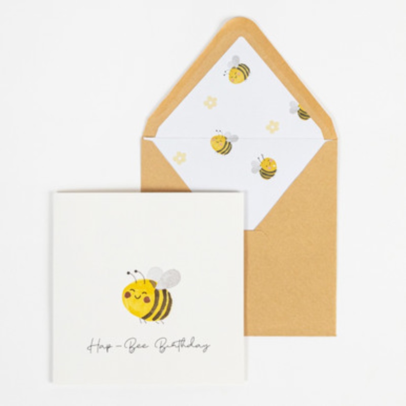Greeting Card Hap-Bee Birthday [HABLGIFTC21S]