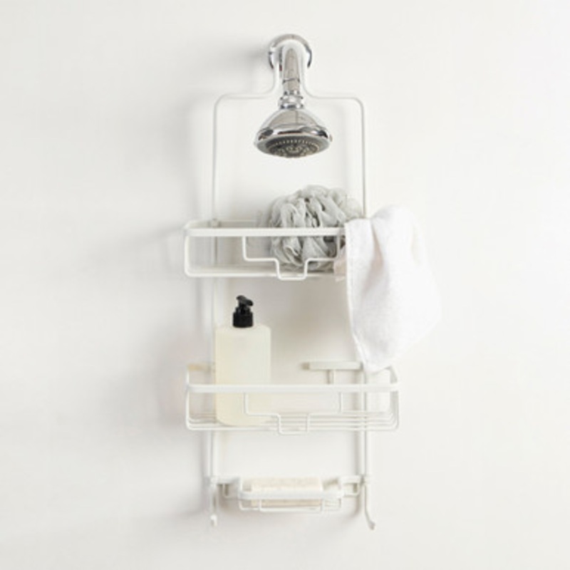 Riley White Shower Caddy [HABBRILEA22A]