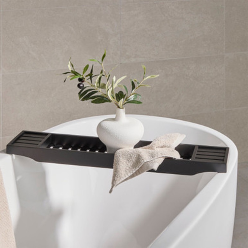Sanctuary Black Bath Caddy [MUSASANCT20C]