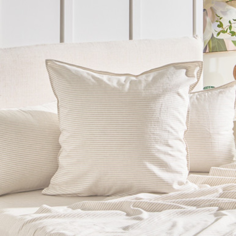 Striped Linen Cotton European Pillowcase [HABBSLCEP24]