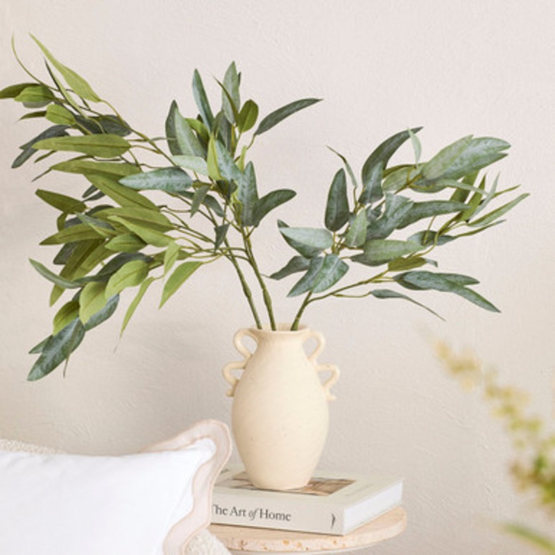 Artificial Dark Eucalyptus Leaf Stem [MUSHDESW25]