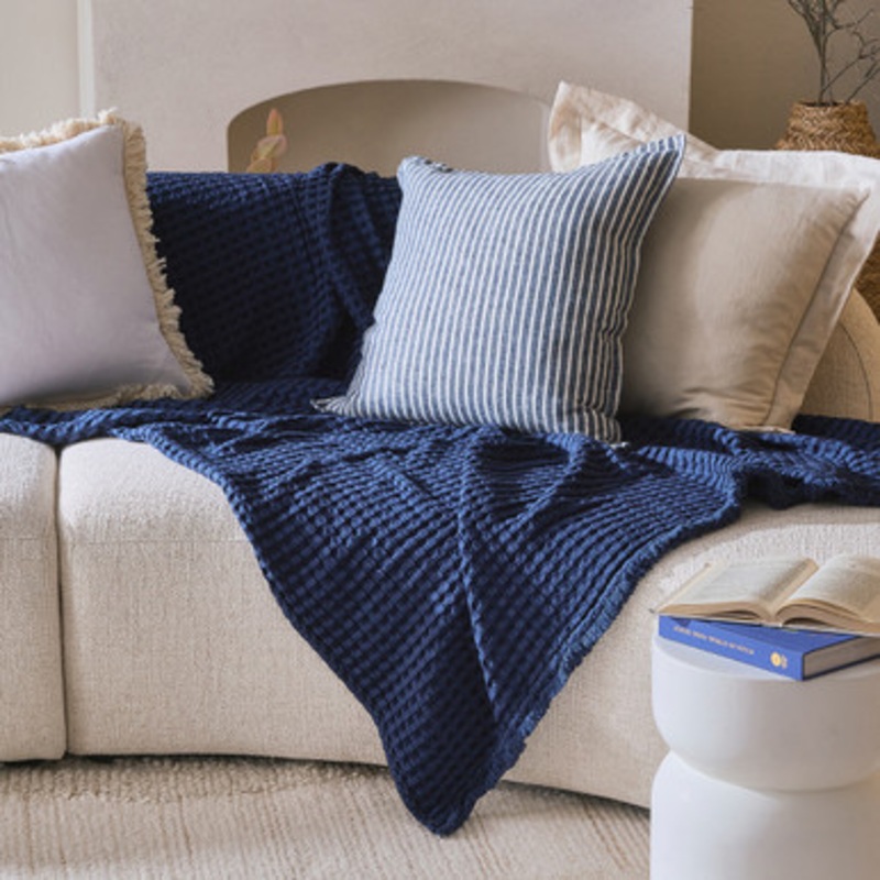 Bamboo Cotton Waffle Extra Large Throw [MUSLBAMLT23]