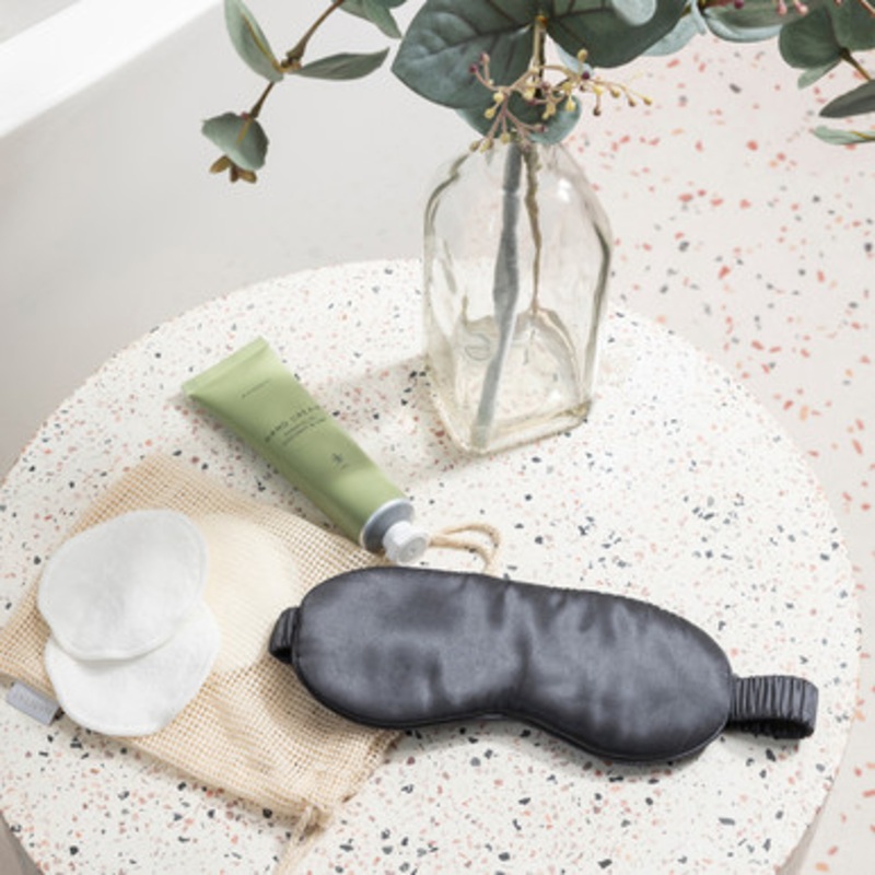Charcoal Mulberry Silk Eye Mask [MUSAMULBE19D]
