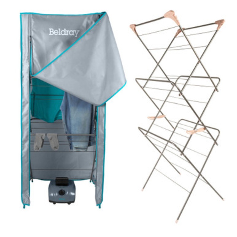 Clothes Airer & Heated Pod Drying System  Grey