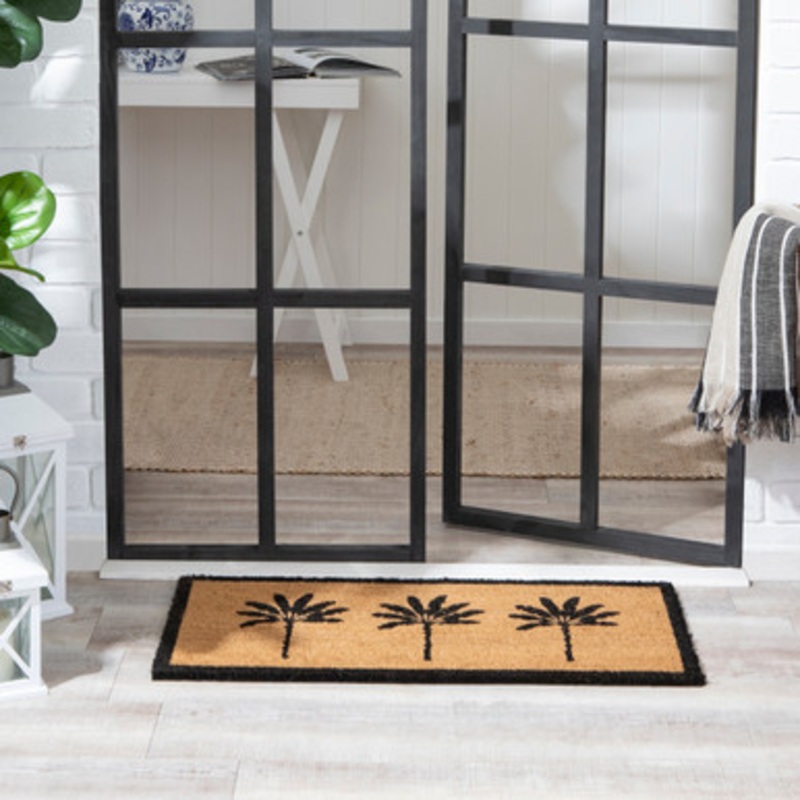 Island Escape Black/Natural Doormat [HABLISLAN20A]