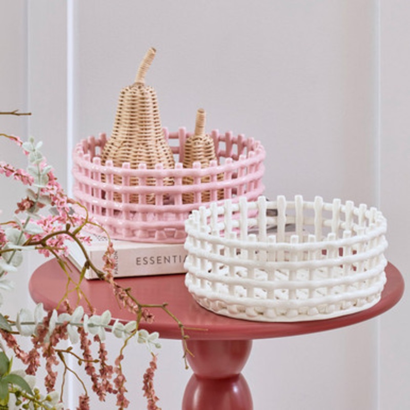 Jemima Basket Decorative Bowl [MUSHJEMBBW25]