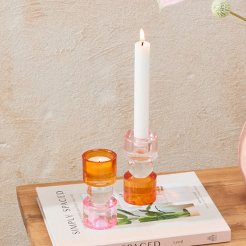 Margi Glass Candle Holder [MUSHMARGS24]