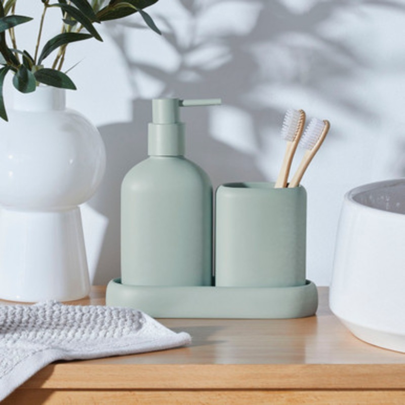 Mason Jadeite Bathroom Accessories [HABBMASON23A]