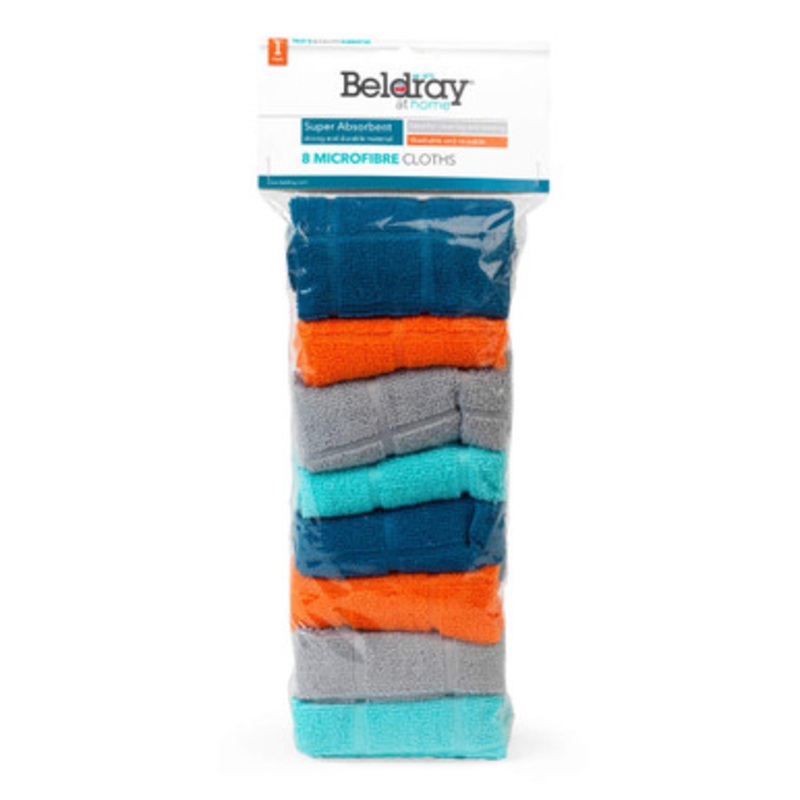 Microfibre Cleaning Cloths – 8 Pack