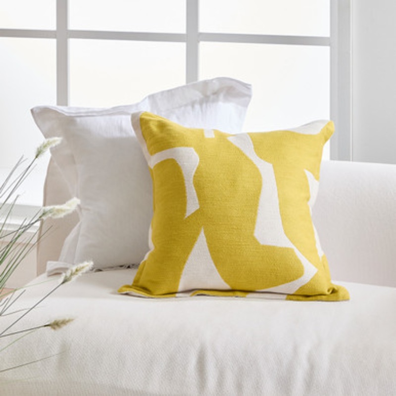 Mintaro Abstract Square Cushion [MUSSMINTAC24_SQ]