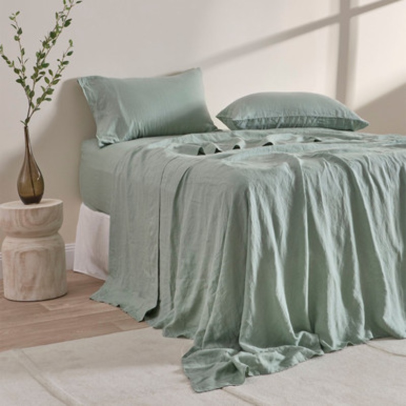 Washed Linen Flat Sheet [MUSBLINEN20_FLA]