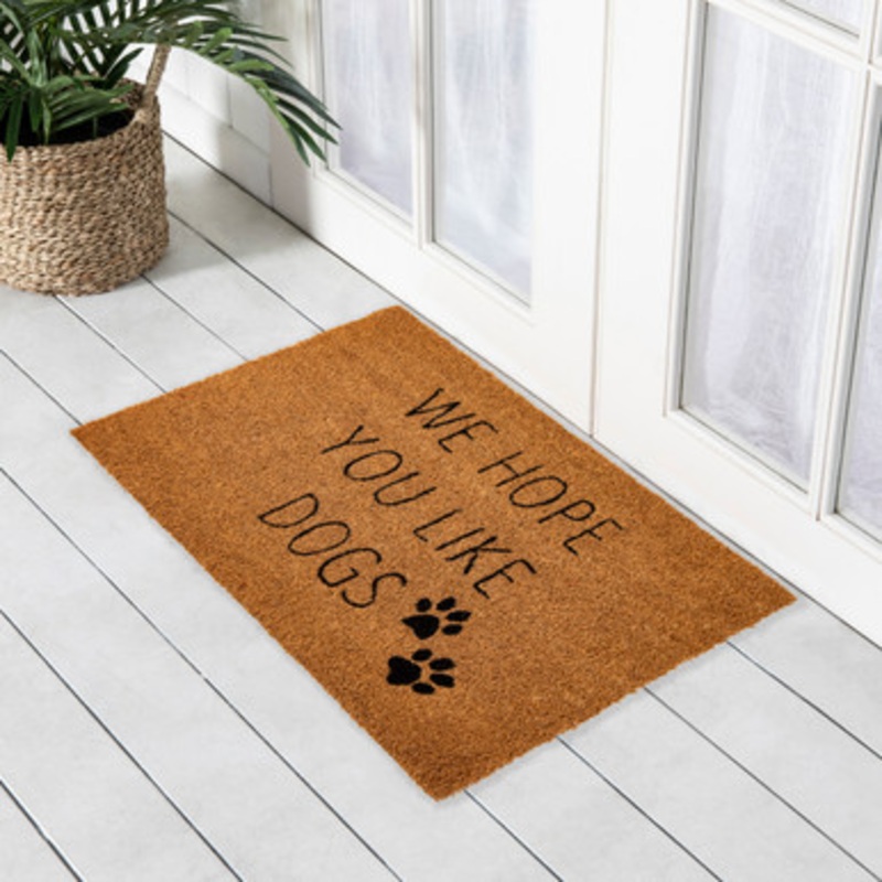 We Hope You Like Dogs Doormat [HABLWEHOP20]