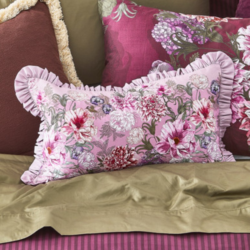 Averill Ruffle Oblong Bedroom Cushion [MUSBAVECU25]