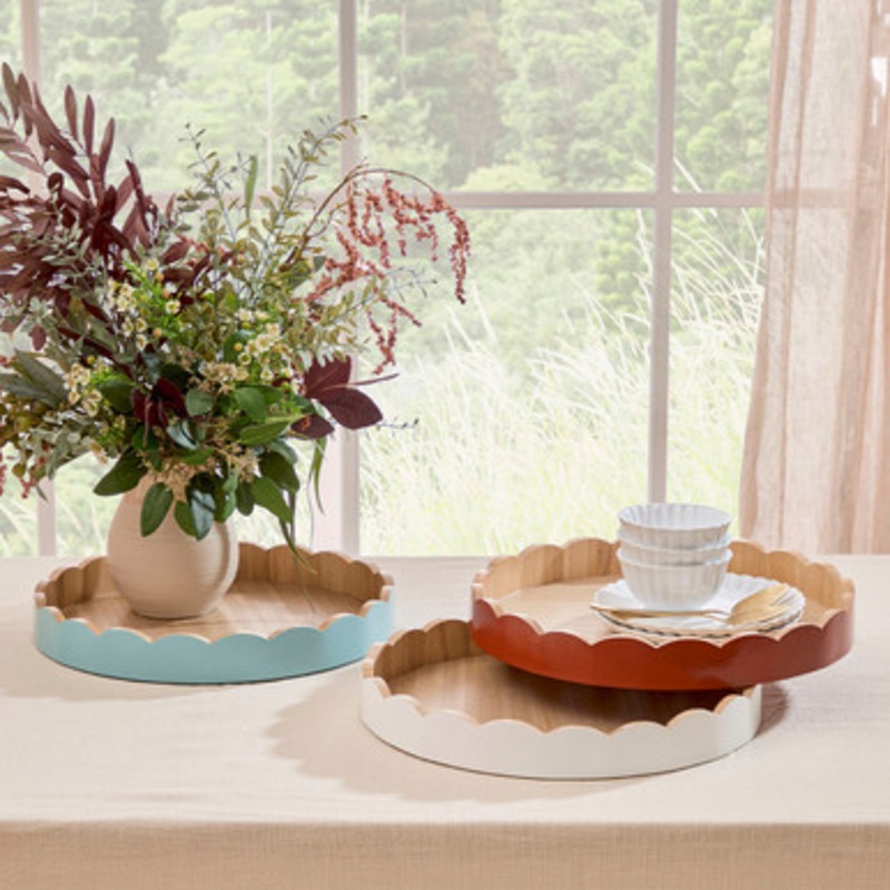 Bella Scalloped Tray Range [MUSHBELTS23]