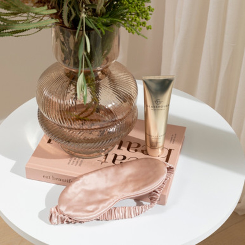 Light Pink Mulberry Silk Eye Mask [MUSAMULBE19B]