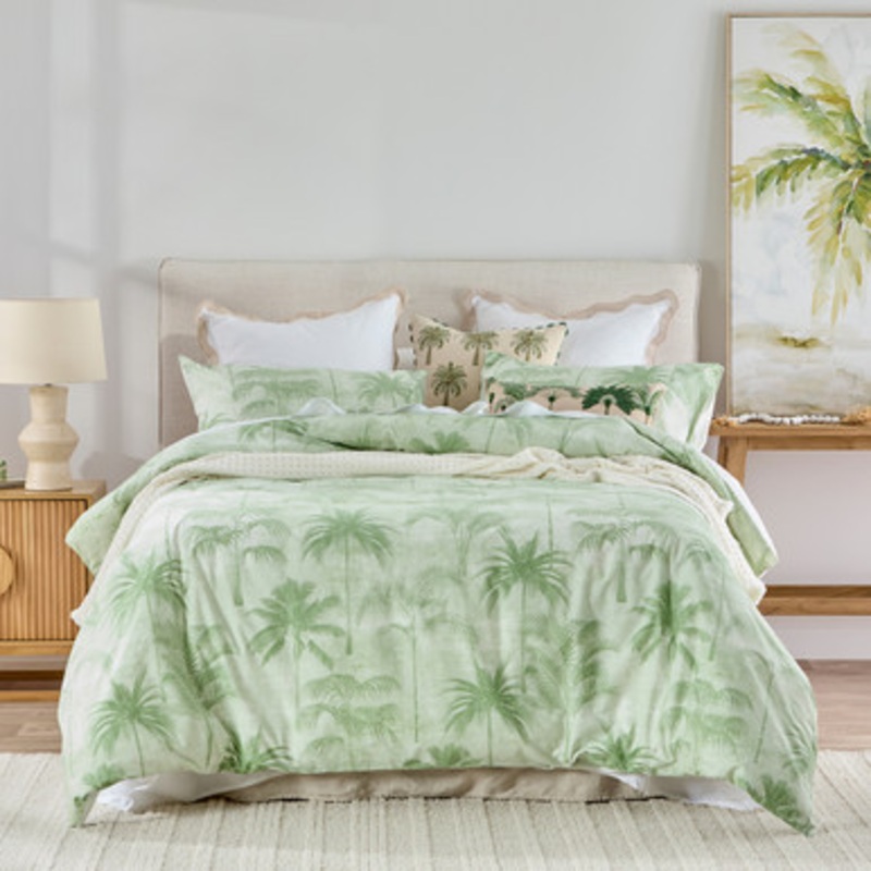 Mahina Palm Tree Quilt Cover Set [ESSBMAHINA24]