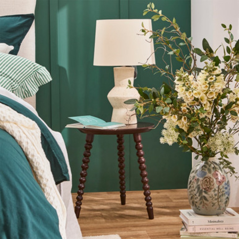 Meri Dark Brown Side Table [HABLMERIS24DIS]