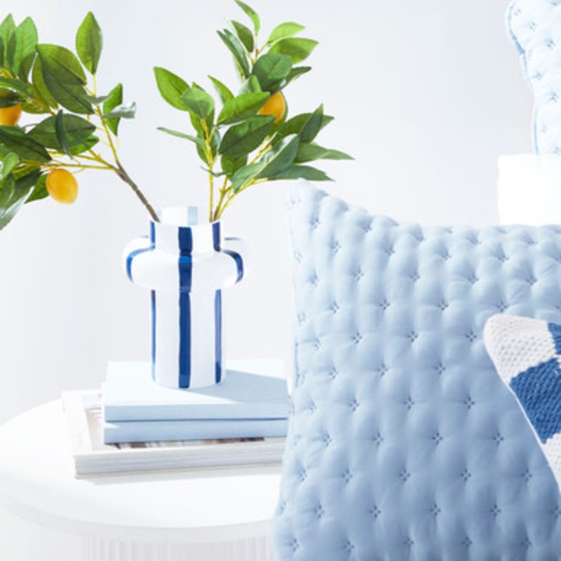 Pari Blue Glass Vase [MUSHPARVS23A]