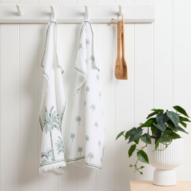 Tahiti Green Tea Towel 2pk [HABLTCTTSS23B]