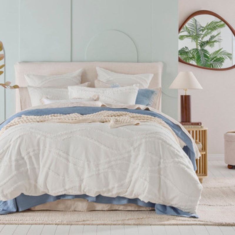 Wave Tufted Quilt Cover Set [MUSBWAVET25]