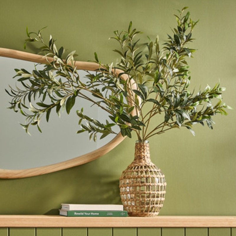 Artificial Fruitless Olive Branch Stem [MUSHFRUOSW25]