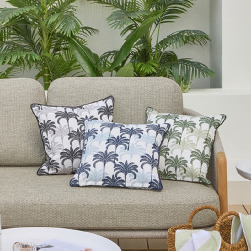Halcyon Palm Square Outdoor Cushion [SUNLHALYC24_SQ]