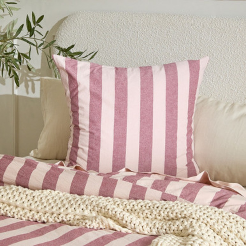 Milah Berry Stripe European Pillowcase [HABBMILAHE25A]