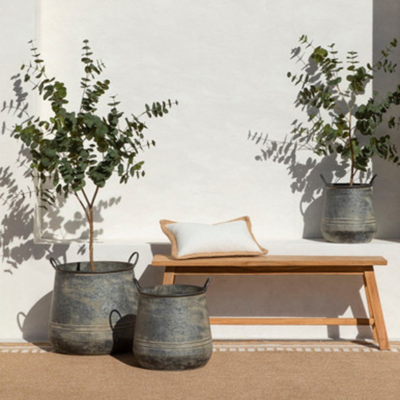 Otto Metal Decorative Pot [HABHOTTPS23]
