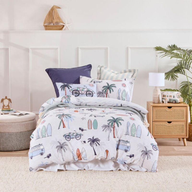 Surfs Up Quilt Cover Set [KIDBSURFSU24]