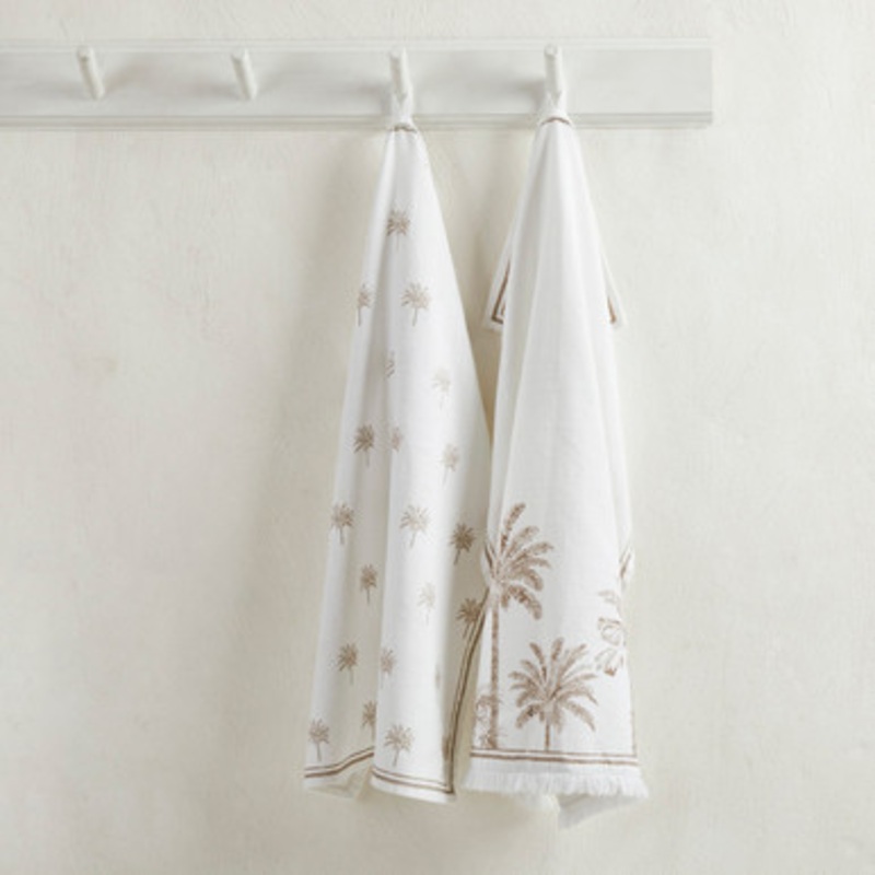 Tahiti Natural Tea Towel 2pk [HABLTCTTSS23A]